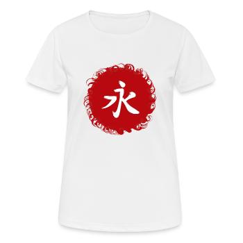 Ewigkeit - Frauen T-Shirt atmungsaktiv - Weiß - Vorne - AI Model Female 172 dark (172cm)