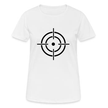 Target - Women's Breathable T-Shirt - white - Front - AI Model Female 172 dark (172cm)