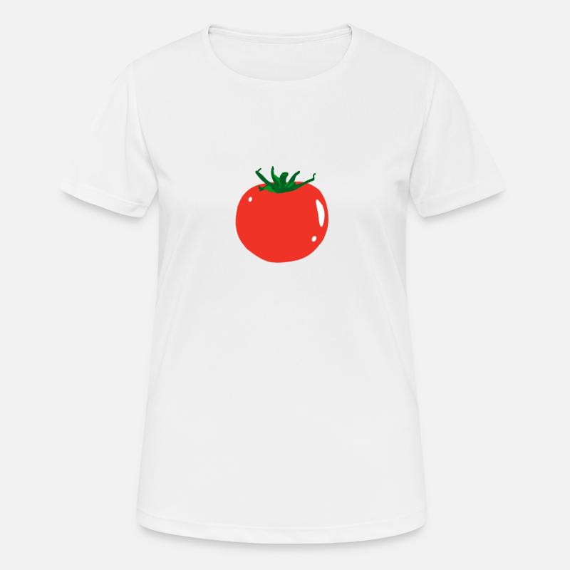tomato - Women's Breathable T-Shirt - white