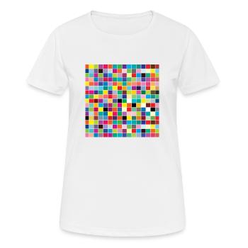 Colors - Women's Breathable T-Shirt - white - Front - AI Model Female 172 dark (172cm)