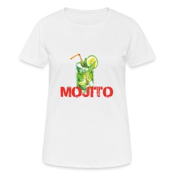 mojito jus de citron - T-shirt respirant Femme - blanc - Devant - AI Model Female 172 dark (172cm)