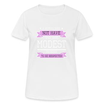 gender equality society activism - Women's Breathable T-Shirt - white - Front - AI Model Female 172 dark (172cm)