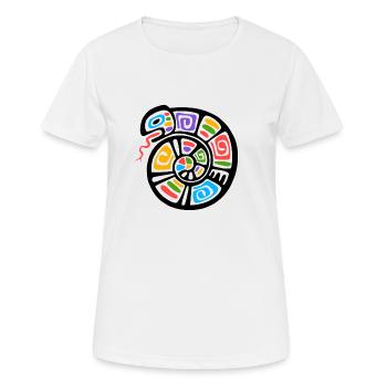 Culture des Incas, symbole - T-shirt respirant Femme - blanc - Devant - AI Model Female 172 dark (172cm)