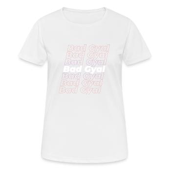 Mauvais gyal - T-shirt respirant Femme - blanc - Devant - AI Model Female 172 dark (172cm)