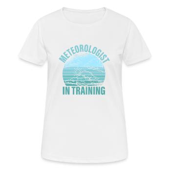 Meteorologist In Training Meteorology Weather - Women's Breathable T-Shirt - white - Front - AI Model Female 172 dark (172cm)