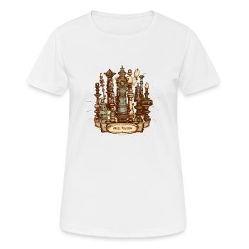 Passion des échecs - T-shirt respirant Femme - blanc - Devant - AI Model Female 172 dark (172cm)
