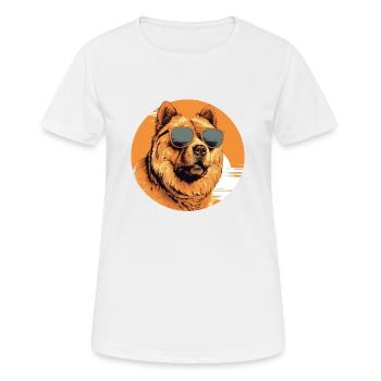 Bouffe - T-shirt respirant Femme - blanc - Devant - AI Model Female 172 dark (172cm)