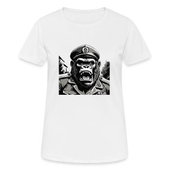 General Gorilla - Women's Breathable T-Shirt - white - Front - AI Model Female 172 dark (172cm)