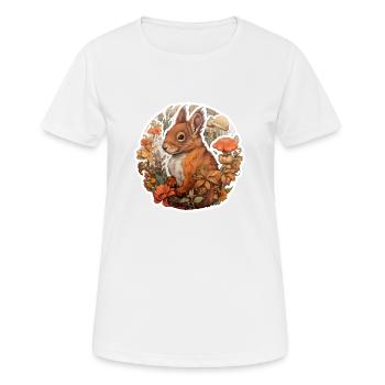 Squirrel Fluffy - Women's Breathable T-Shirt - white - Front - AI Model Female 172 dark (172cm)