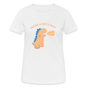 Have a Nice Day - Women's Breathable T-Shirt - white - Front - AI Model Female 172 dark (172cm)