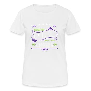 @zackiinnitbrahhh birthday present - Women's Breathable T-Shirt - white - Front - AI Model Female 172 dark (172cm)