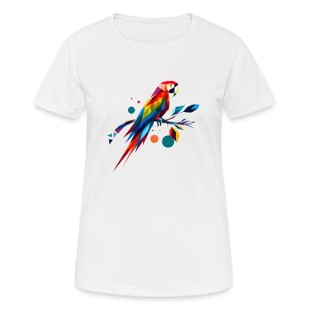 Ère abstraite - T-shirt respirant Femme - blanc - Devant - AI Model Female 172 dark (172cm)