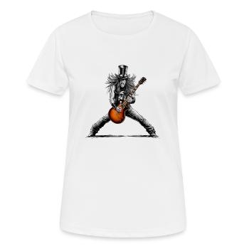Inferno-Riffs - Frauen T-Shirt atmungsaktiv - Weiß - Vorne - AI Model Female 172 dark (172cm)