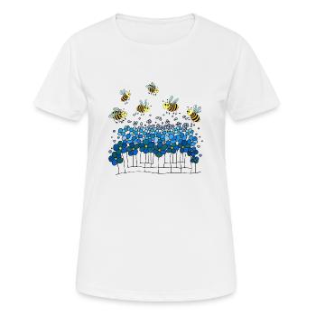 Insekten - Frauen T-Shirt atmungsaktiv - Weiß - Vorne - AI Model Female 172 dark (172cm)
