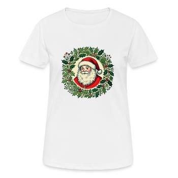 Weihnachtsmann - Frauen T-Shirt atmungsaktiv - Weiß - Vorne - AI Model Female 172 dark (172cm)
