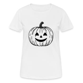 Citrouille - T-shirt respirant Femme - blanc - Devant - AI Model Female 172 dark (172cm)