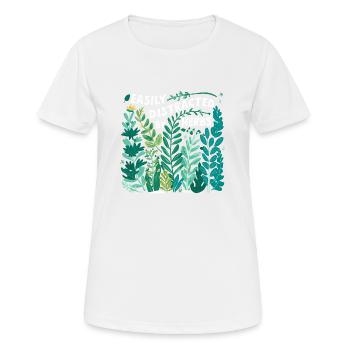 Herb lover: Easily distracted - Women's Breathable T-Shirt - white - Front - AI Model Female 172 dark (172cm)