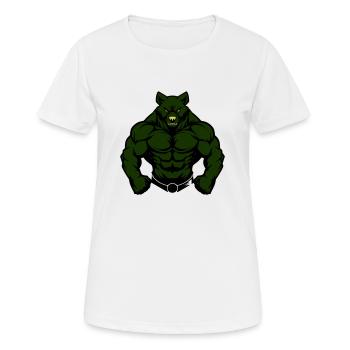 Ours Comic Fit - T-shirt respirant Femme - blanc - Devant - AI Model Female 172 dark (172cm)