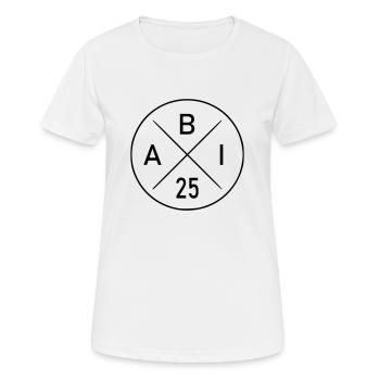 ABI 2025 - T-shirt respirant Femme - blanc - Devant - AI Model Female 172 dark (172cm)