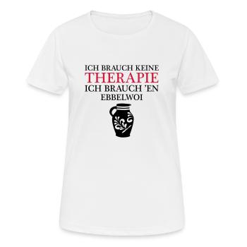 Frankfurter Apfelwein - Frauen T-Shirt atmungsaktiv - Weiß - Vorne - AI Model Female 172 dark (172cm)