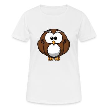 penguin113 - Women's Breathable T-Shirt - white - Front - AI Model Female 172 dark (172cm)