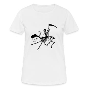 Mort - T-shirt respirant Femme - blanc - Devant - AI Model Female 172 dark (172cm)