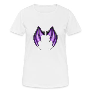 Deamon Wings funny gift idea demon wings - Women's Breathable T-Shirt - white - Front - AI Model Female 172 dark (172cm)