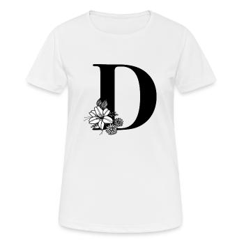 Point D - T-shirt respirant Femme - blanc - Devant - AI Model Female 172 dark (172cm)