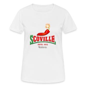 Scoville Chili Dynamit - Frauen T-Shirt atmungsaktiv - Weiß - Vorne - AI Model Female 172 dark (172cm)