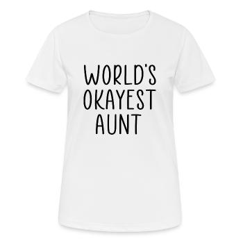 Tante Zitat - Frauen T-Shirt atmungsaktiv - Weiß - Vorne - AI Model Female 172 dark (172cm)