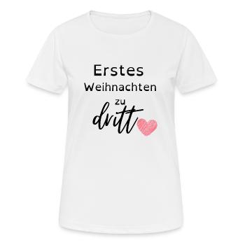 Weihnachten - Frauen T-Shirt atmungsaktiv - Weiß - Vorne - AI Model Female 172 dark (172cm)