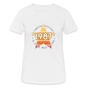 A Star was born 1987 original limited edition - Women's Breathable T-Shirt - white - Front - AI Model Female 172 dark (172cm)