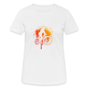 Cyclisme Femmes Cyclisme Cyclisme Homme - T-shirt respirant Femme - blanc - Devant - AI Model Female 172 dark (172cm)