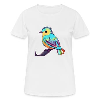 Colorful beep - Women's Breathable T-Shirt - white - Front - AI Model Female 172 dark (172cm)