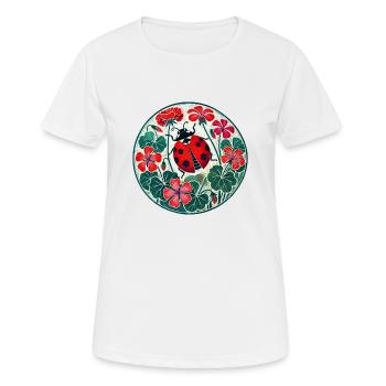Coccinelle - T-shirt respirant Femme - blanc - Devant - AI Model Female 172 dark (172cm)