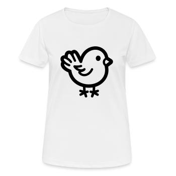 chick - Women's Breathable T-Shirt - white - Front - AI Model Female 172 dark (172cm)