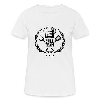 Grill Team - Women's Breathable T-Shirt - white - Front - AI Model Female 172 dark (172cm)