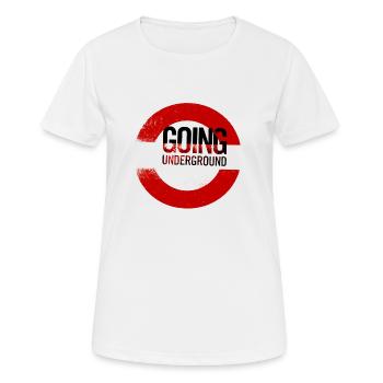 going underground - Women's Breathable T-Shirt - white - Front - AI Model Female 172 dark (172cm)