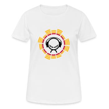 equalizer - Frauen T-Shirt atmungsaktiv - Weiß - Vorne - AI Model Female 172 dark (172cm)