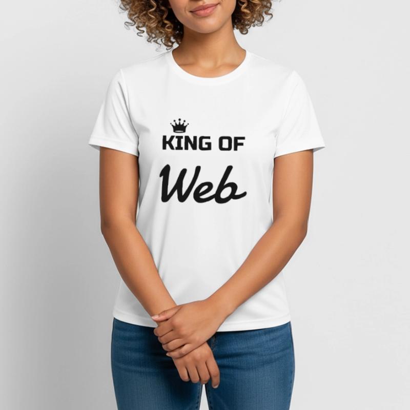 Webmaster Internet Web Geek Website Women's Breathable T-Shirt