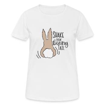 Shake your tail - Women's Breathable T-Shirt - white - Front - AI Model Female 172 dark (172cm)