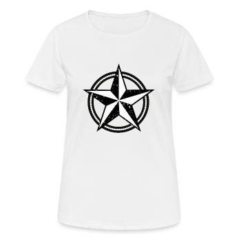 Star - T-shirt respirant Femme - blanc - Devant - AI Model Female 172 dark (172cm)
