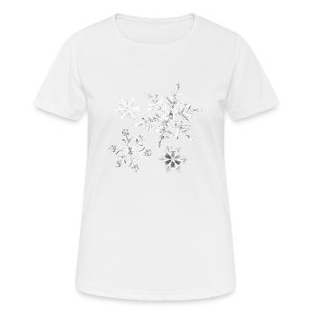 winter - Women's Breathable T-Shirt - white - Front - AI Model Female 172 dark (172cm)
