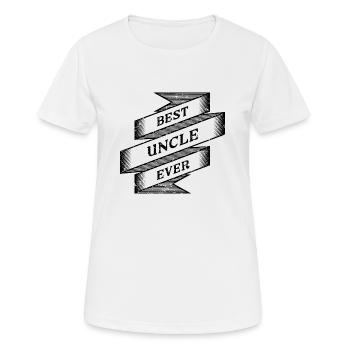 Best Uncle ever - Women's Breathable T-Shirt - white - Front - AI Model Female 172 dark (172cm)