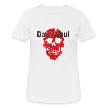 Dark Soul - Women's Breathable T-Shirt - white - Front - AI Model Female 172 dark (172cm)