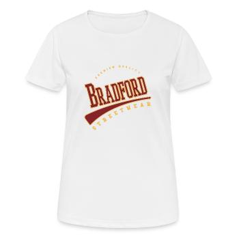 Bradford Angleterre UK College High School Style - T-shirt respirant Femme - blanc - Devant - AI Model Female 172 dark (172cm)