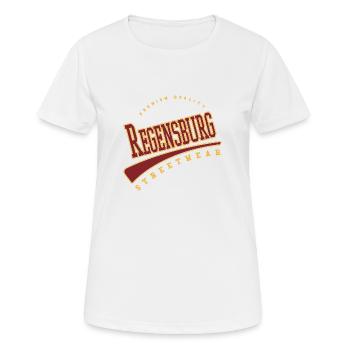Ratisbonne Allemagne College High School Style - T-shirt respirant Femme - blanc - Devant - AI Model Female 172 dark (172cm)