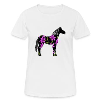Bassin - T-shirt respirant Femme - blanc - Devant - AI Model Female 172 dark (172cm)