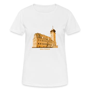 Château Delitzsch Baroque Saxe Saxe du Nord - T-shirt respirant Femme - blanc - Devant - AI Model Female 172 dark (172cm)