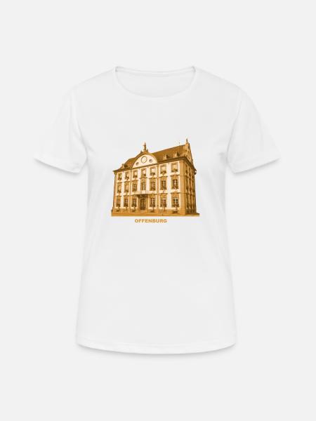 Offenburg Rathaus Ortenaukreis Baden-Württemberg - Frauen T-Shirt atmungsaktiv - Weiß